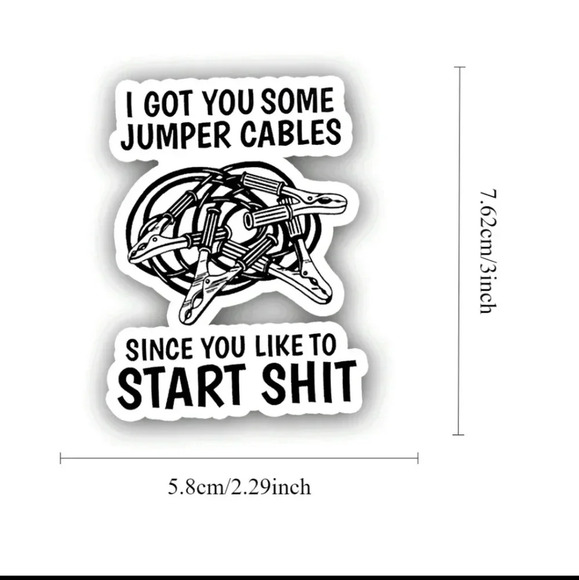 Sticker for cup car jeep bike electronic decor decal mens womens mechanics - Picture 2 of 8